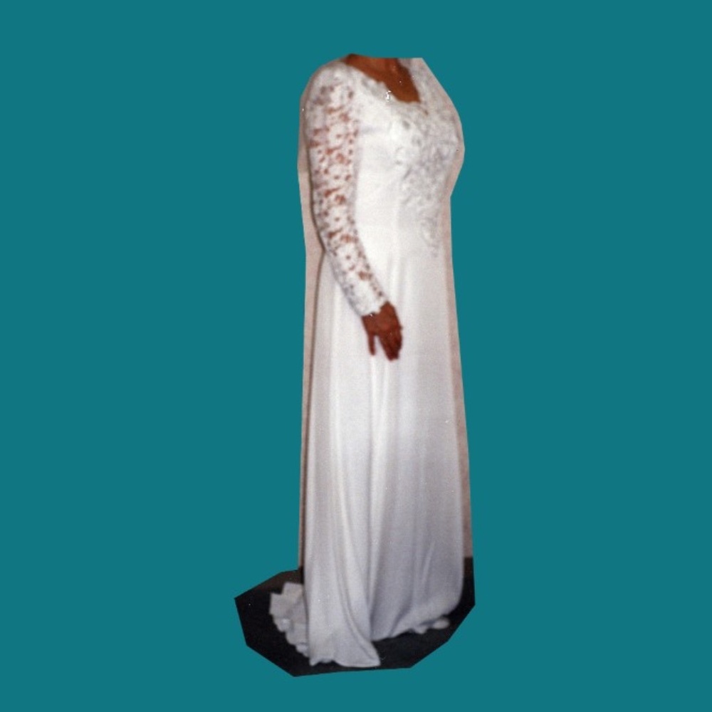 wedding dress by Jessica McClintock in white size 12